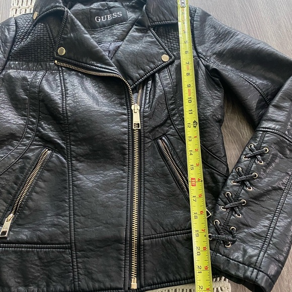 Guess vegan Leather biker jacket - Picture 3 of 7